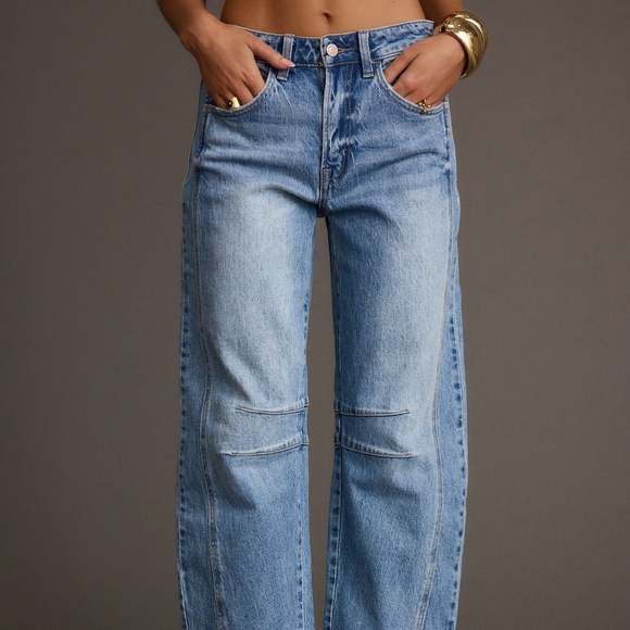 NWT 12th Tribe Muse Barrel Denim Jeans Size 25 - Picture 1 of 3